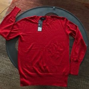 Red Crew Neck Sweater